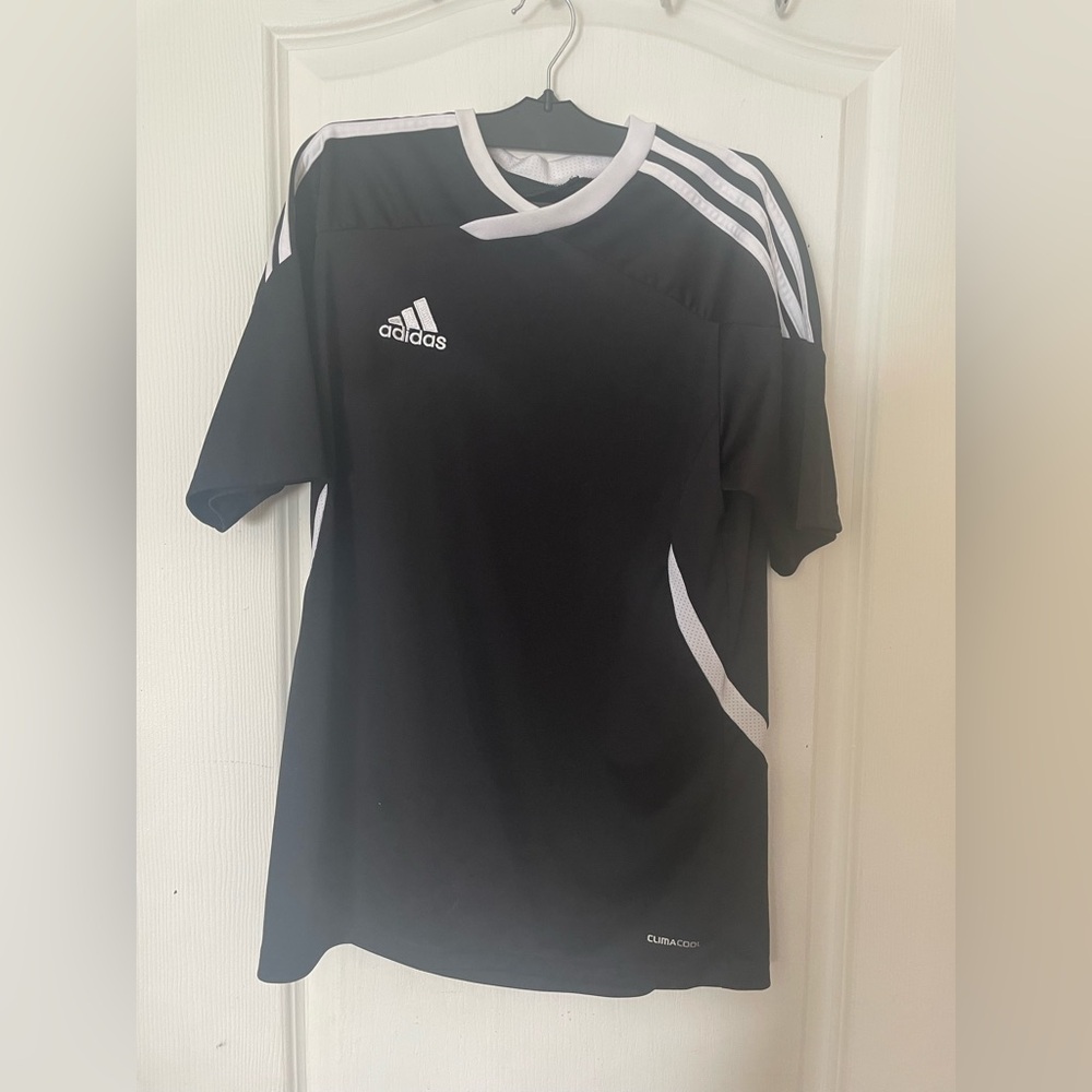 NWOT Adidas Black Jersey with White Accents